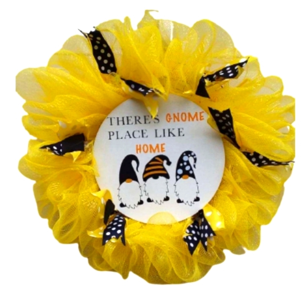 GNOME PLACE LIKE HOME WREATH